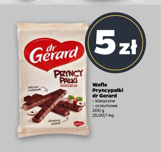 Wafelki orzechowe Dr gerard pryncypałki promocja