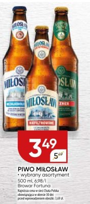 Piwo Miłosław promocja w Chata Polska