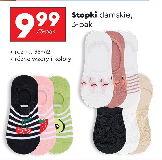 Stopki damskie 35-42 promocja w Biedronka