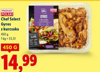 Gyros z kurczaka promocja w Lidl