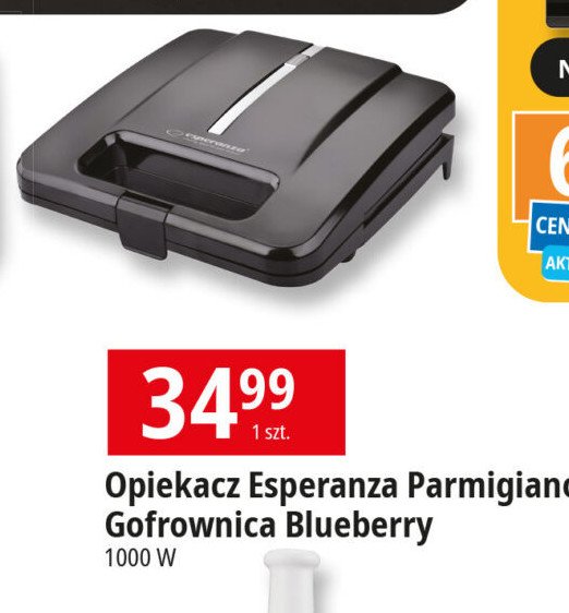 Gofrownica blueberry Esperanza promocja w Leclerc