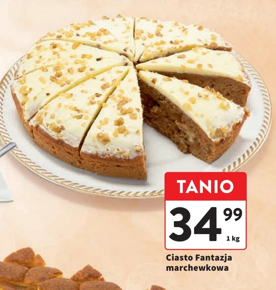 Ciasto fantazja marchewkowa promocja