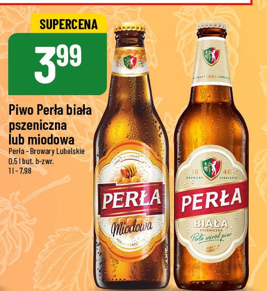 Piwo Perła biała promocja w POLOmarket