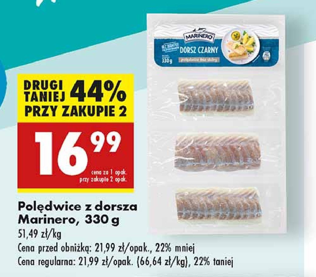 Polędwice z dorsza Marinero promocja