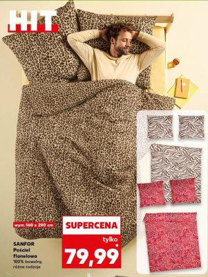 Pościel flanelowa 100% bawełny promocja w Kaufland