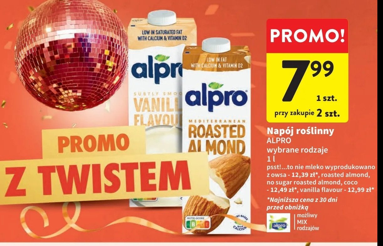 Napój ryżowy waniliowy Alpro promocja