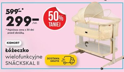 Łóżeczko wielofunkcyjne SNÄCKSKAL II KIDNORT promocja w Biedronka
