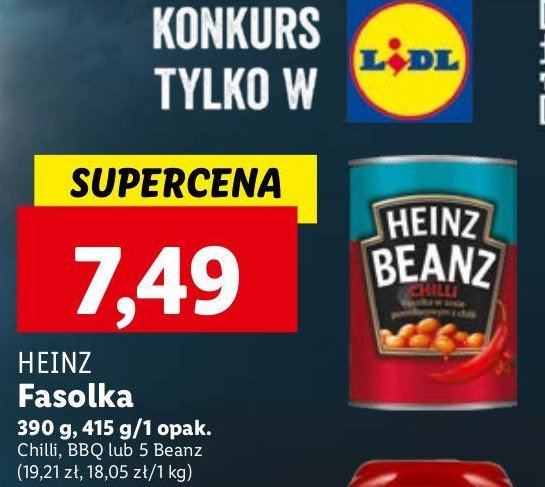 Fasolka five beanz Heinz promocja