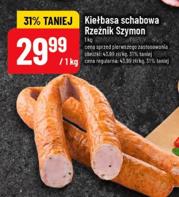 Kiełbasa schabowa Rzeźnik Szymon promocja w POLOmarket