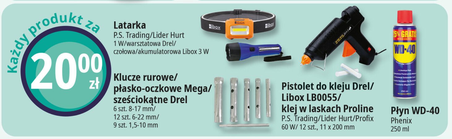 Pistolet klejowy Libox promocja