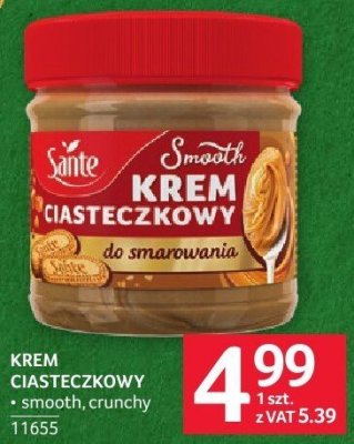 Krem ciasteczkowy Sante 190g promocja w Selgros