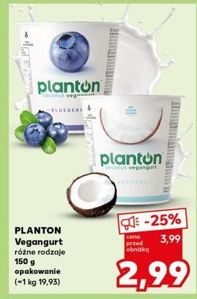 Jogurt naturalny Planton (żywność) promocja