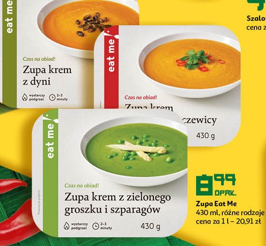 Zupa krem z dyni Eat me! promocja
