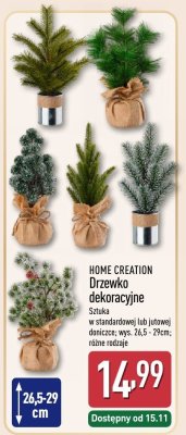 Drzewko dekoracyjne  promocja w Aldi
