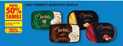 Lody Marletto Walnut 1000ml promocja w Biedronka