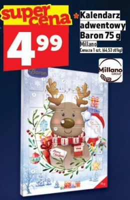 Kalendarz adwentowy Baron 75 g promocja w TOPAZ