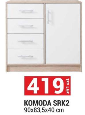 KOMODA SRK2 90x83,5x40 cm promocja w Merkury Market