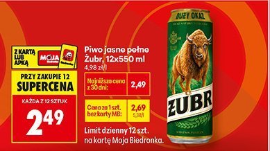 Piwo promocja w Biedronka