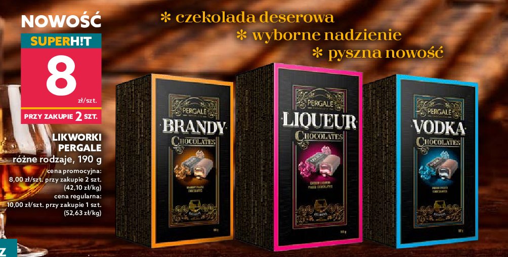 Likworki brandy Pergale promocje