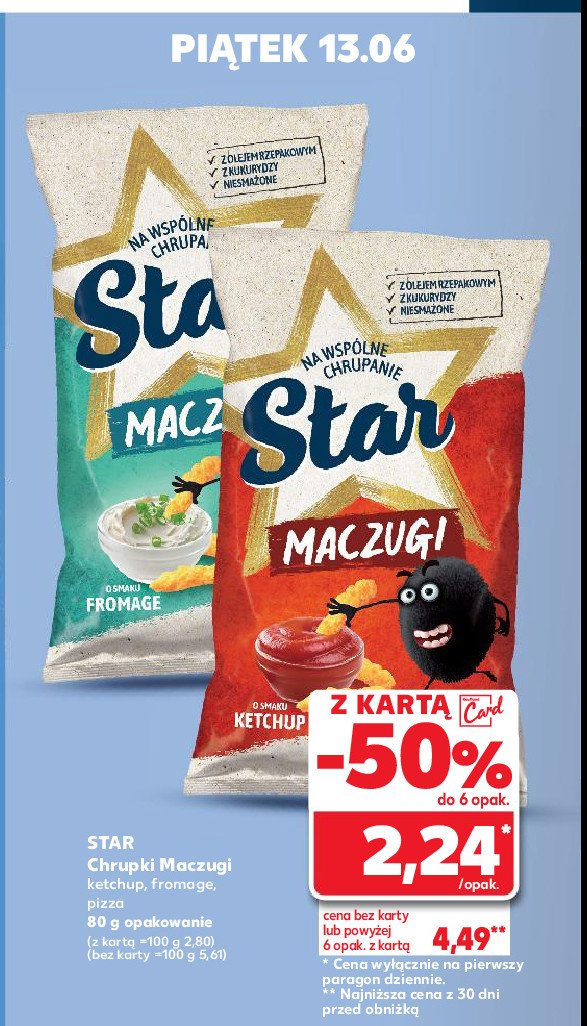 Chrupki maczugi Star Frito lay star promocja w Kaufland