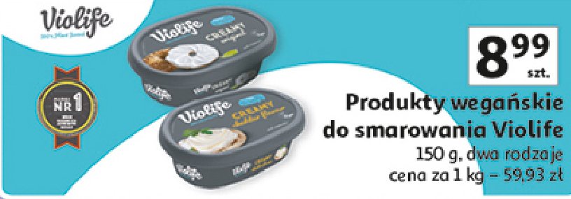 Krem do smarowania original flawour Violife promocja w Auchan