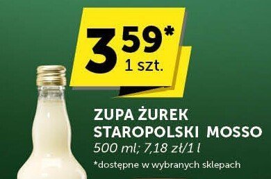 Zupa żurek staropolski Mosso promocja w Euro Sklep