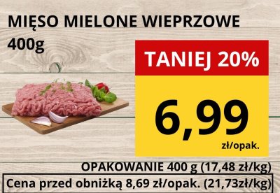 Mięso mielone wieprzowe promocja w Supeco