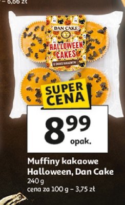 Muffiny kakaowe Halloween Dan Cake 200g promocja w Auchan