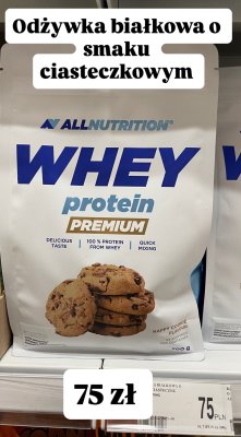 Odżywka białkowa o smaku ciasteczkowym WHEY protein Premium  promocja w Dealz