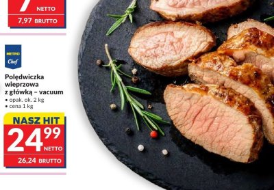 Polędwiczka wieprzowa z główką - vacuum promocja w Makro