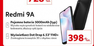 Smartfon redmi note 9a granite gray Xiaomi promocja