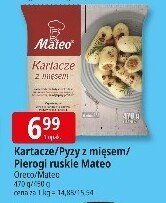 Karkówce/Ryby z mięsem/Pierogi ruskie Mateo promocja w Leclerc