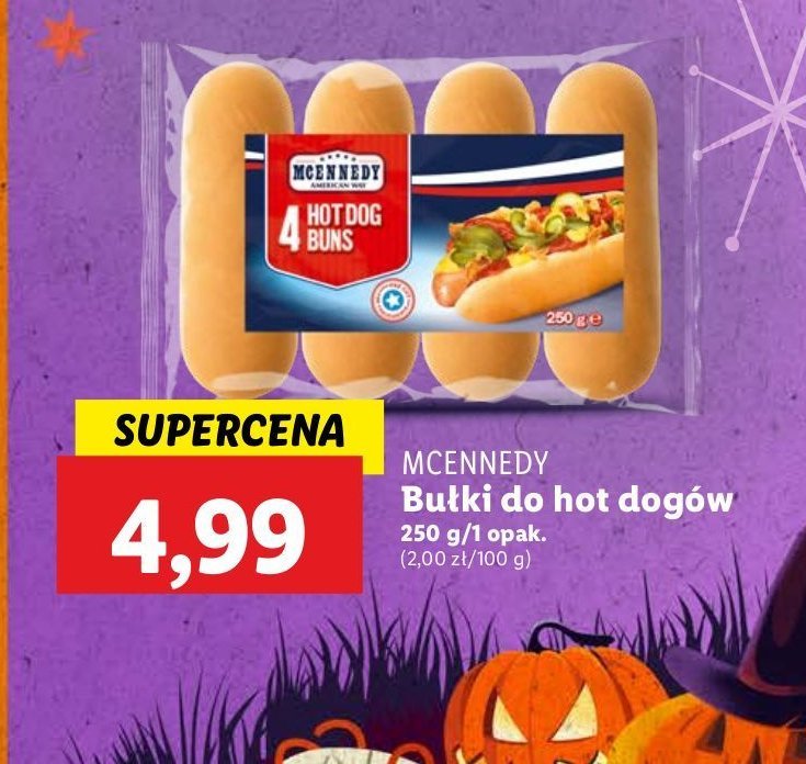 Bułki do hot-dogów Mcennedy promocja