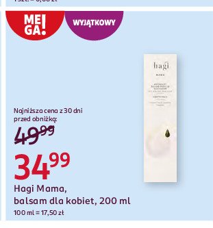 Balsam do ciała Hagi mama promocja w Rossmann