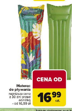 Materac do pływania promocja