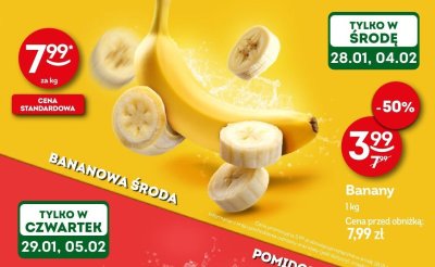 Banany promocja w Żabka
