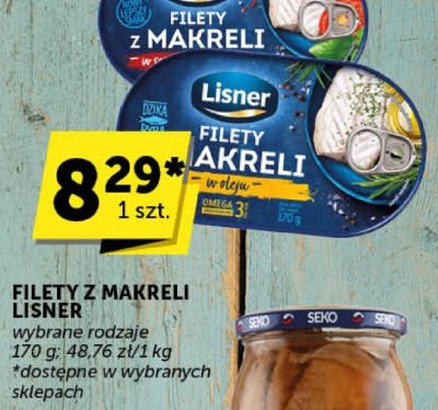 Filety z makreli Lisner promocja w Euro Sklep