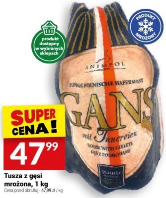 Tusza z gęsi mrożona, 1 kg promocja w Twój Market