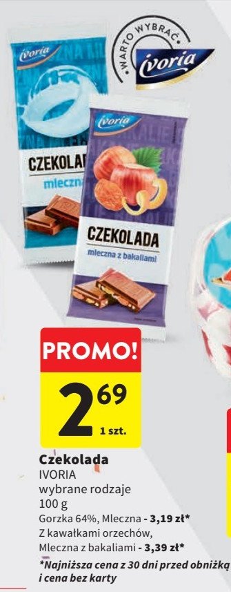 Czekolada Ivoria promocja