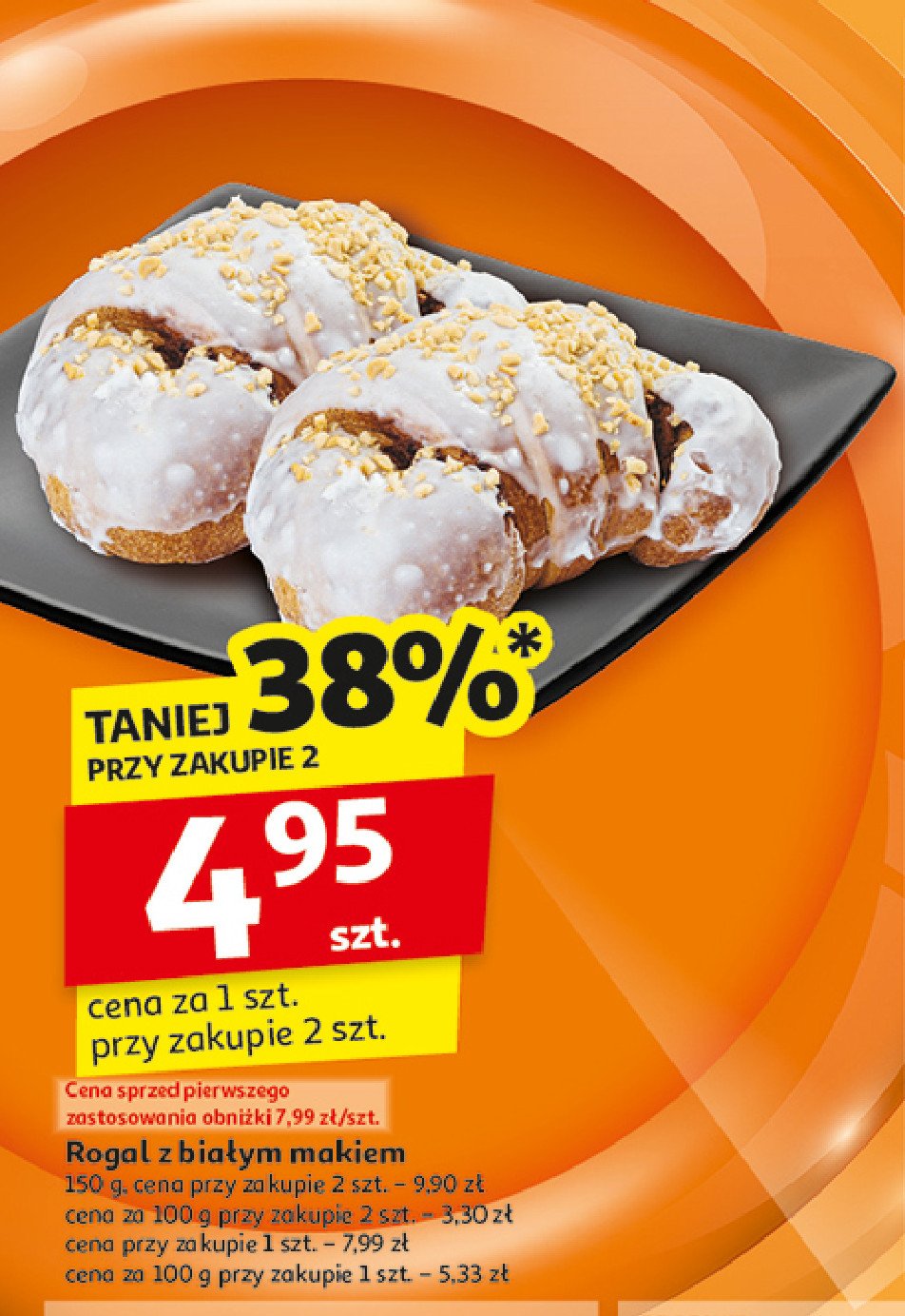 Rogal z białym makiem promocja