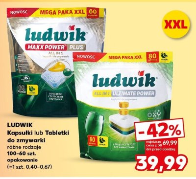Kapsułki do zmywarki różne rodzaje promocja w Kaufland