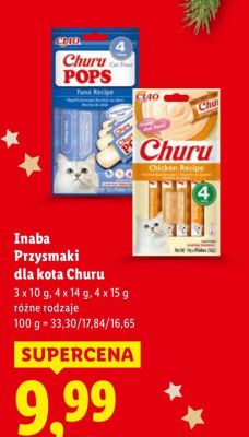 Przysmaki dla kota Inaba Churu Pops promocja w Lidl
