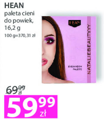Paleta cieni do powiek Hean nataliebeautyyy Hean cosmetics promocja