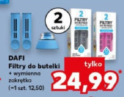 Filtry do butelki + wymienna zakrętka  promocja w Kaufland