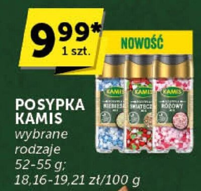 Posypka wybrane rodzaje Kamis promocja w Groszek