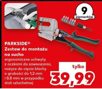 Zestaw do montażu na sucho Parkside promocja w Kaufland