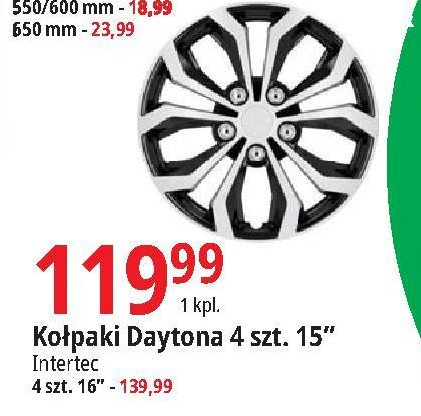 Kołpaki daytona 15" Intertec promocja