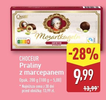 Praliny z marcepanem Choceur promocja w Aldi