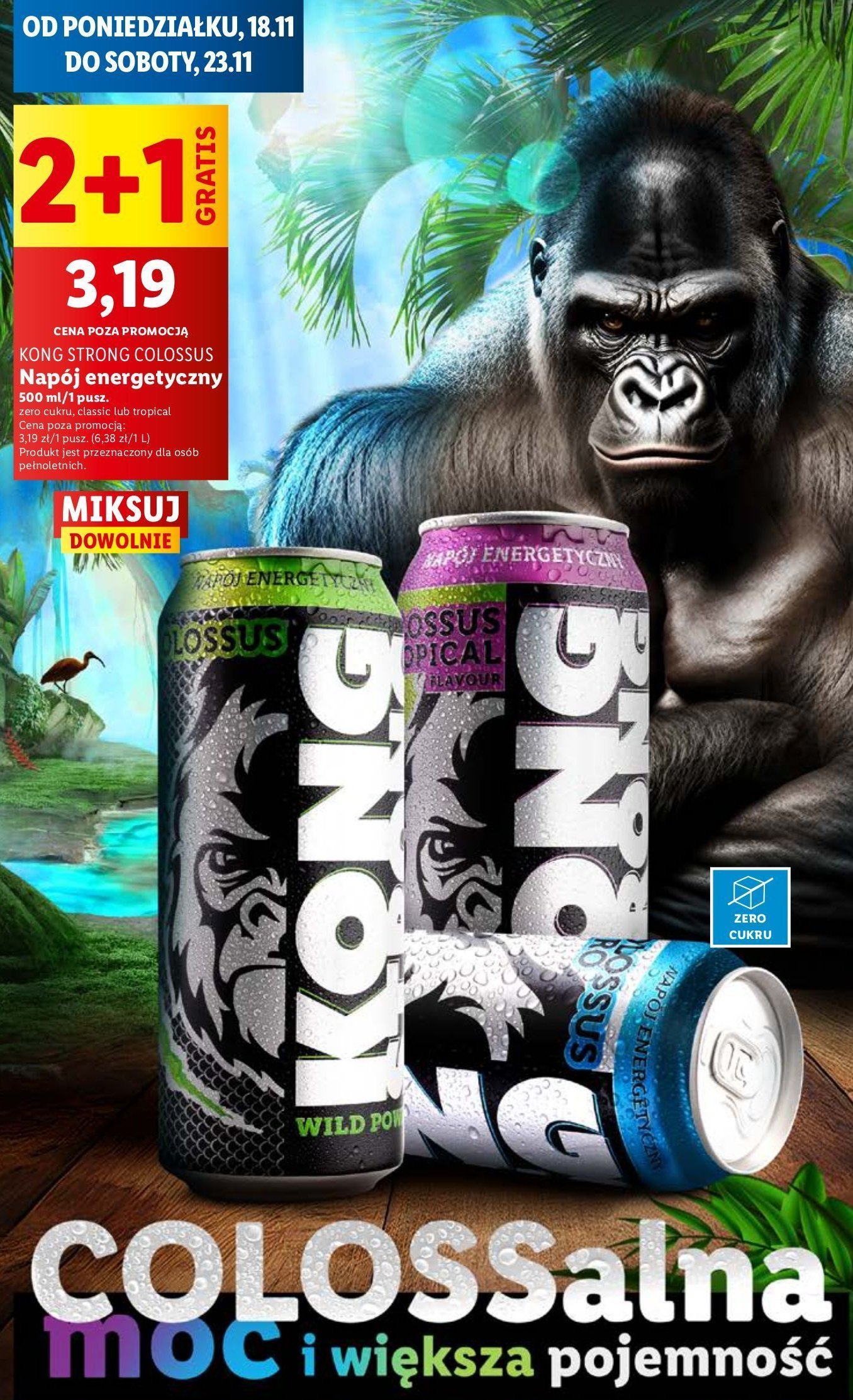 Napój mojito Kong strong wild power promocja