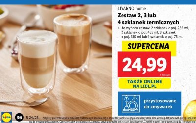 Szklanki termiczne 455 ml LIVARNO HOME promocja